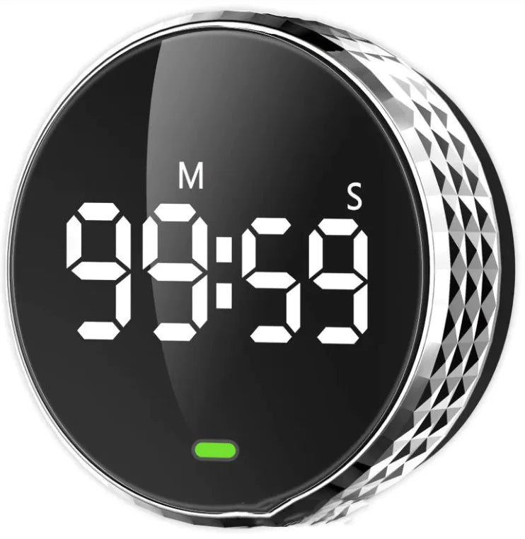 LED Timer - Large Screen Rotatable Reminder Timer with Magnetic Base